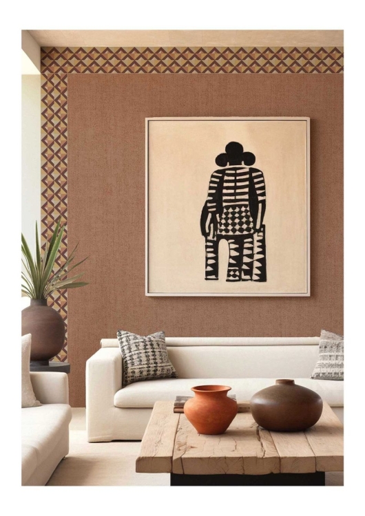 Bord – pasek wykończeniowy na flizelinie 39098 Cristiana Masi Arche wzór geometryczny