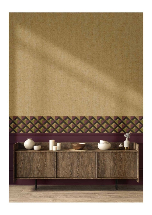 Bord – pasek wykończeniowy na flizelinie 39099 Cristiana Masi Arche wzór geometryczny