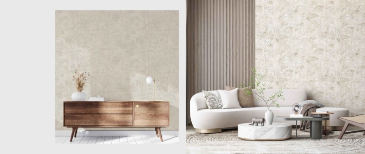 Tapeta ścienna na flizelinie 43870 Cristiana Masi Terra tynk jasny beżowy / ecru