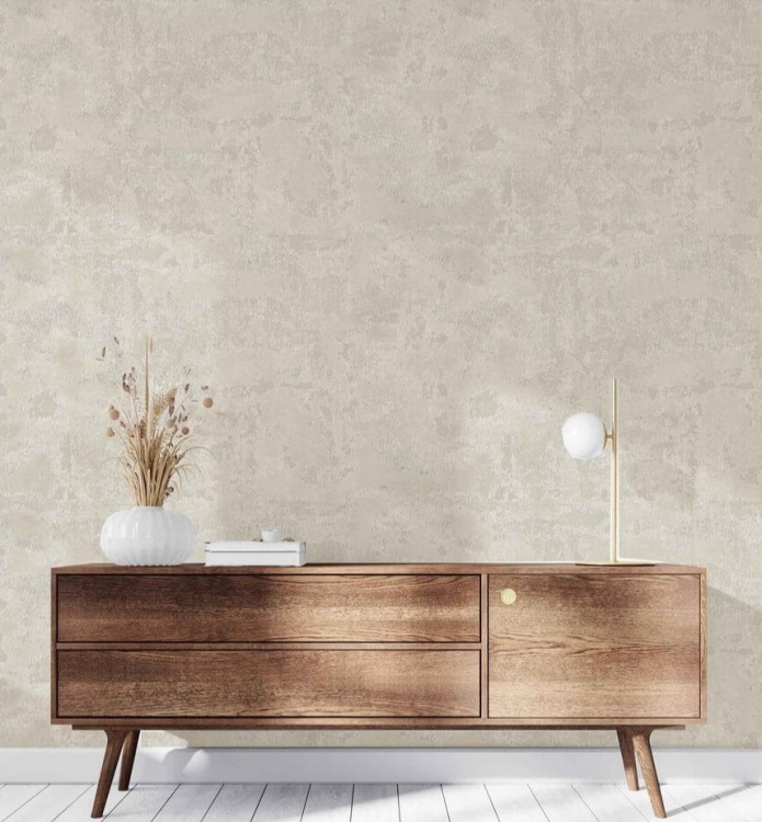 Tapeta ścienna na flizelinie 43872 Cristiana Masi Terra tynk beżowy