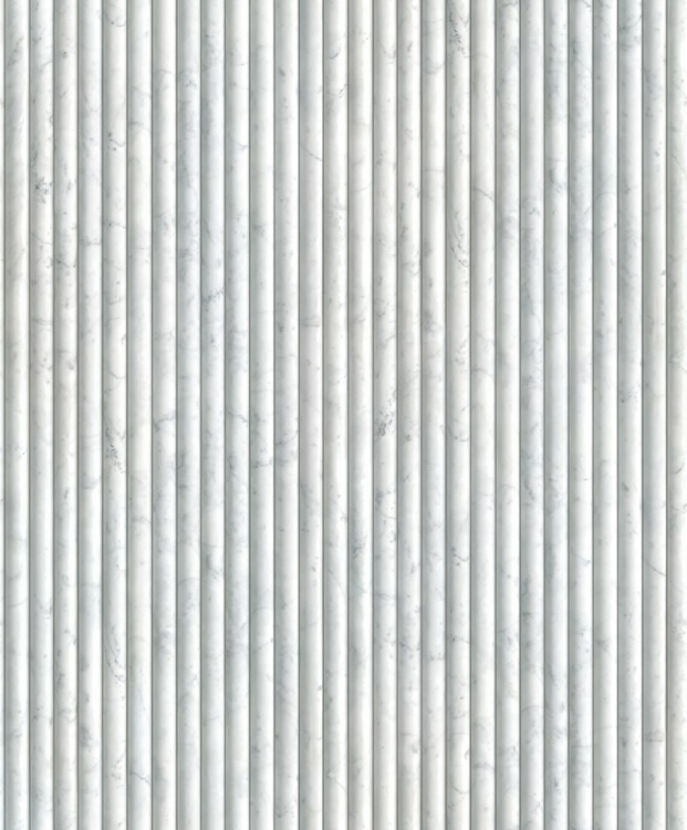 Tapeta ścienna na flizelinie 89005 Novamur Mona popielaty lamele, marmur 3D