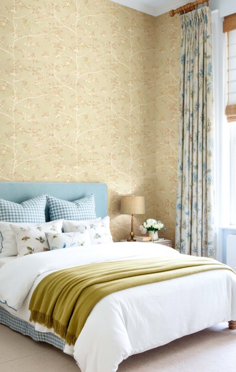 Tapeta ścienna na flizelinie 8320 Cristiana Masi Blooming Garden drzewka liście