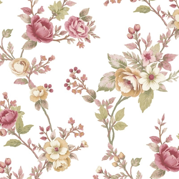Tapeta ścienna na flizelinie 8326 Cristiana Masi Blooming Garden pnącza z kwiatami