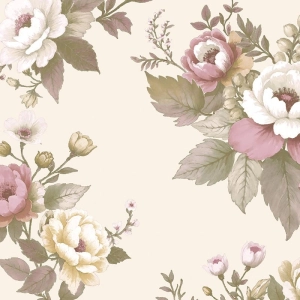Tapeta ścienna na flizelinie 8330 Cristiana Masi Blooming Garden kwiaty liście