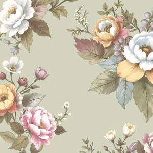 Tapeta ścienna na flizelinie 8331 Cristiana Masi Blooming Garden kwiaty liście