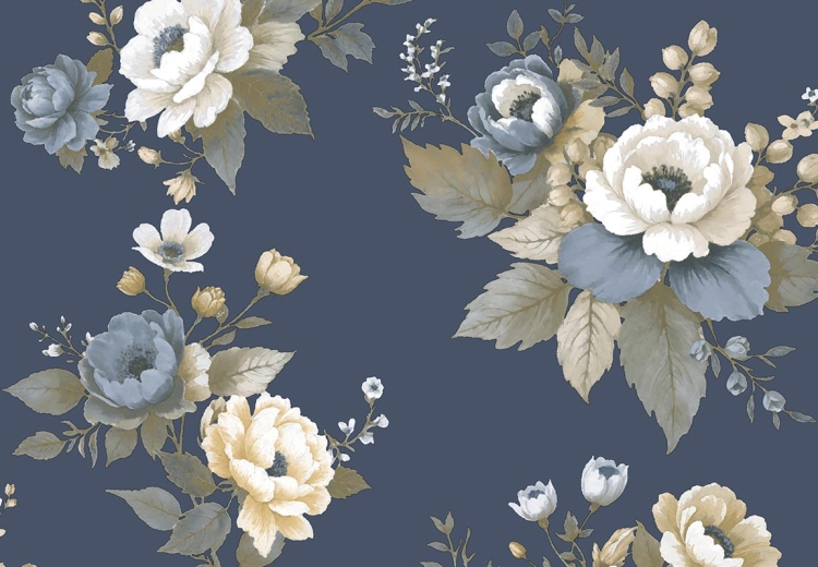 Tapeta ścienna na flizelinie 8332 Cristiana Masi Blooming Garden kwiaty liście