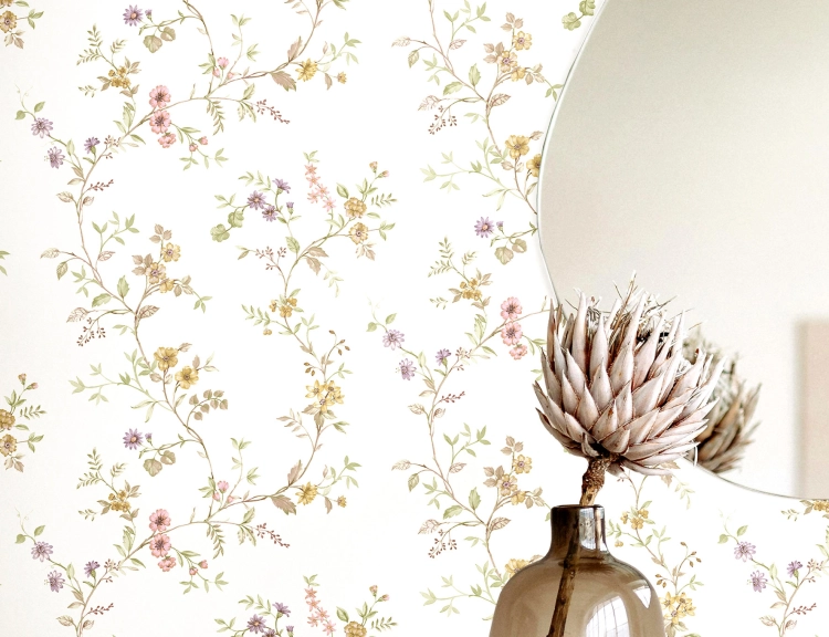 Tapeta ścienna na flizelinie 8355 Cristiana Masi Blooming Garden pnącza z kwiatami