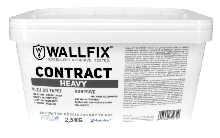Klej do tapet WALLFIX HEAVY 2,5kg Masterline