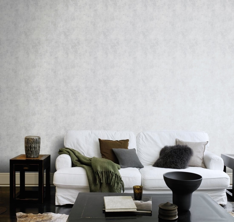 Tapeta ścienna na flizelinie 350302 Rasch Tynk beton szary