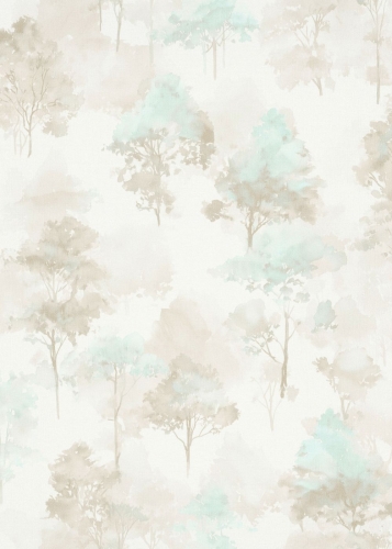 Tapeta na flizelinie 10557-02 Erismann Forest Dreams akwarelowe drzewa