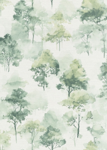 Tapeta na flizelinie 10557-11 Erismann Forest Dreams akwarelowe drzewa