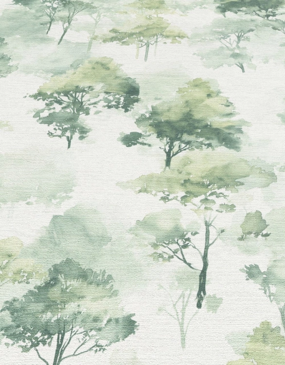 Tapeta na flizelinie 10557-11 Erismann Forest Dreams akwarelowe drzewa