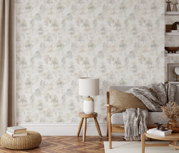 Tapeta na flizelinie 10557-37 Erismann Forest Dreams akwarelowe drzewa