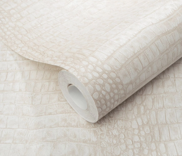 Tapeta na flizelinie 10560-02 Erismann Forest Dreams kremowa skóra krokodyla