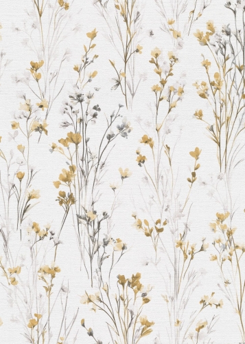 Tapeta na flizelinie 10561-20 Erismann Forest Dreams żółte łąkowe kwiaty