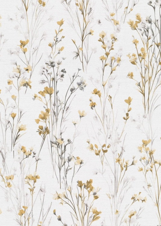 Tapeta na flizelinie 10561-20 Erismann Forest Dreams żółte łąkowe kwiaty