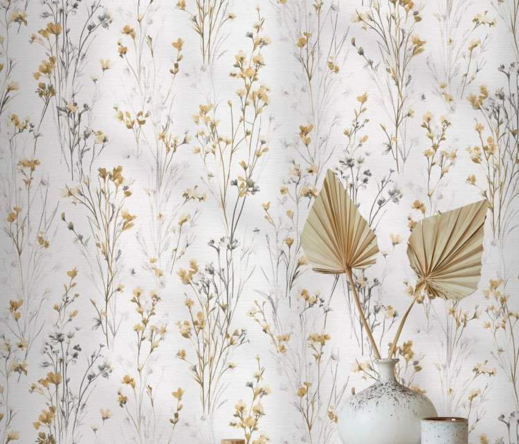 Tapeta na flizelinie 10561-20 Erismann Forest Dreams żółte łąkowe kwiaty