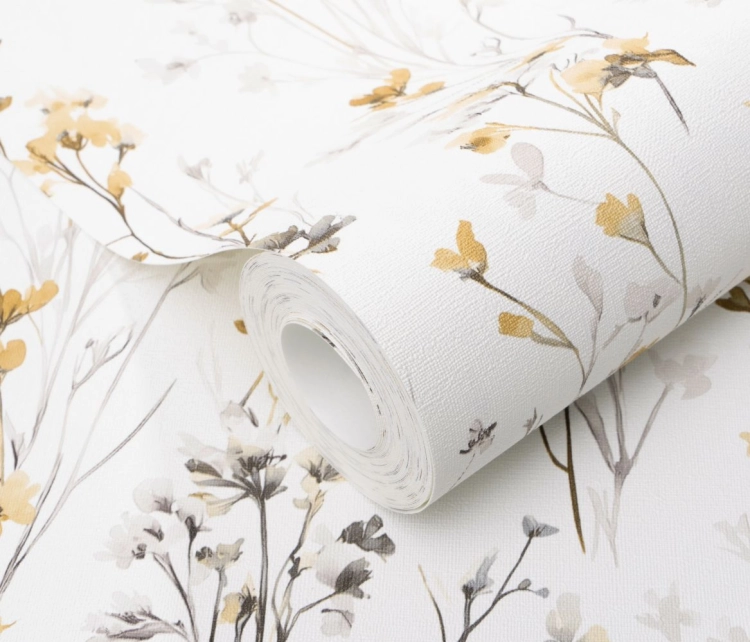 Tapeta na flizelinie 10561-20 Erismann Forest Dreams żółte łąkowe kwiaty