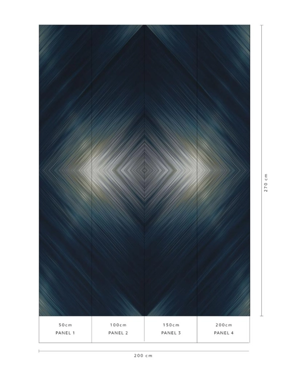 Fototapeta flizelinowa mural 2249-15 Erismann Art Edition Geometryczne Flesz