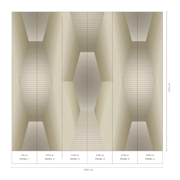 Fototapeta flizelinowa mural 2247-15 Erismann Art Edition Geometryczny 3D