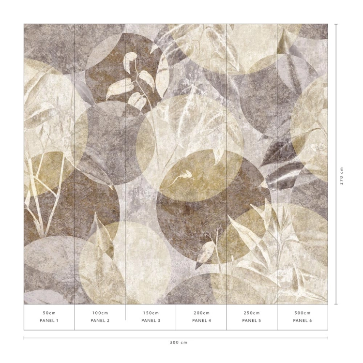 Fototapeta flizelinowa mural 2246-15 Erismann Art Edition Koła geometryczne