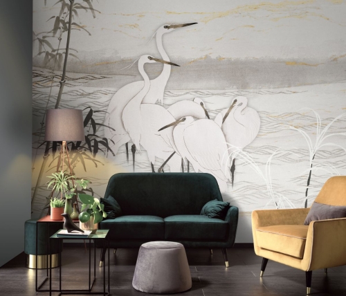Fototapeta flizelinowa mural 2244-15 Erismann Art Edition Ptaki azji