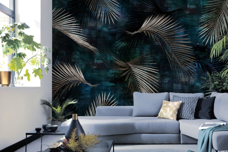 Fototapeta flizelinowa mural 2243-25 Erismann Art Edition Błyszczące palmy