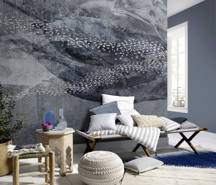 Fototapeta flizelinowa mural 2237-25 Erismann Art Edition Wieloryb głębia oceanu