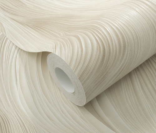Tapeta na flizeline 10522-02 Erismann Fashion for Walls 5 wzór graficzny beżowy, fale 3D cappuccino