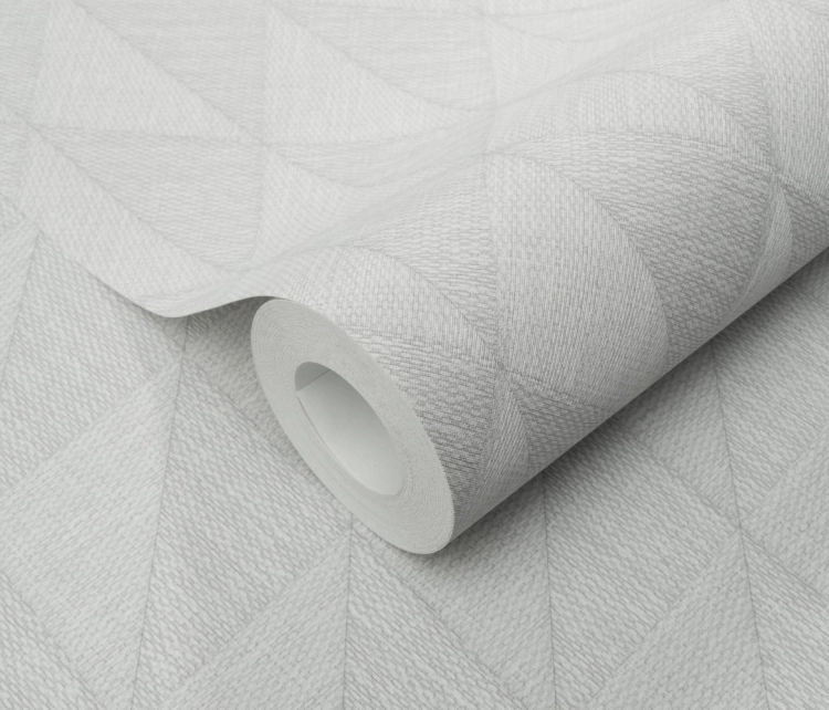 Tapeta na flizeline 10524-31 Erismann Fashion for Walls 5 jasnoszare romby, wzór geometryczny