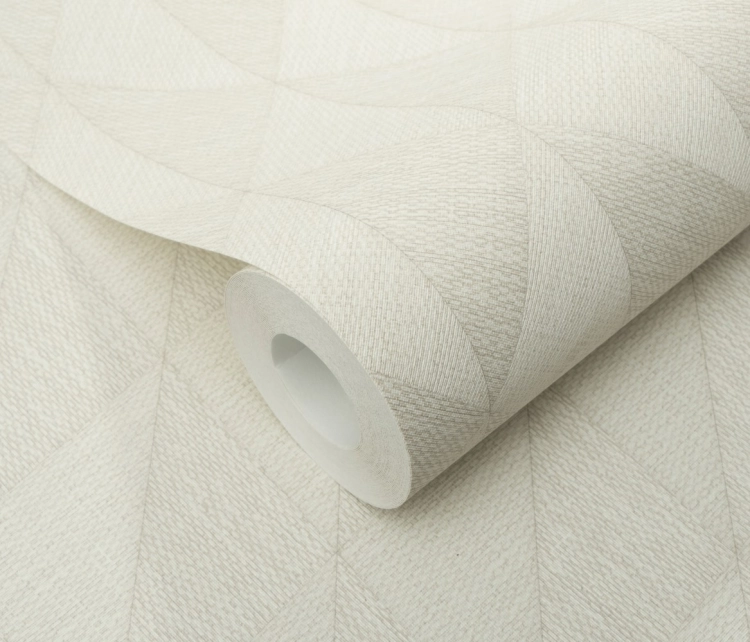 Tapeta na flizeline 10524-38 Erismann Fashion for Walls 5 jasno beżowe romby, wzór geometryczny