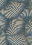 Tapeta na flizeline 10525-08 Erismann Fashion for Walls 5 wzór geometryczny metaliczny niebieski złoty