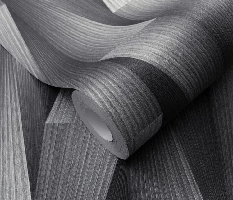 Tapeta srebrny wzór geometryczny 3D na flizeline 10526-29 Erismann Fashion for Walls 5