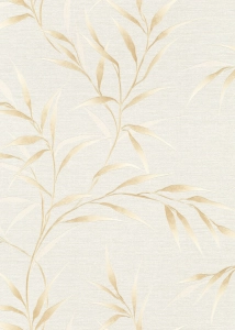 Tapeta na flizeline 10528-02 Erismann Fashion for Walls 5 beżowe liście pnącza bambus