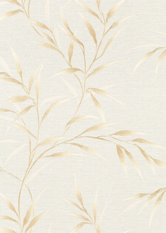 Tapeta na flizeline 10528-02 Erismann Fashion for Walls 5 beżowe liście pnącza bambus beżowy