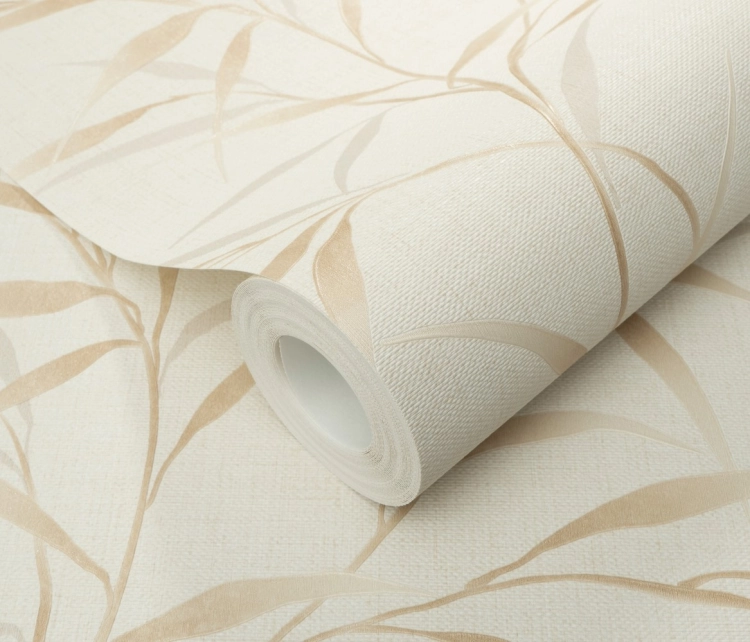 Tapeta na flizeline 10528-02 Erismann Fashion for Walls 5 beżowe liście pnącza bambus