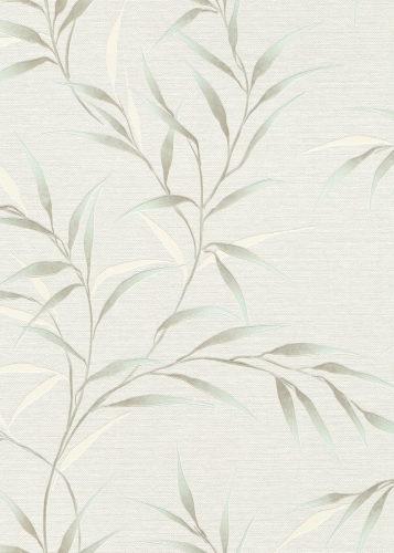 Tapeta na flizeline 10528-18 Erismann Fashion for Walls 5 zielone seledynowe liście bambus