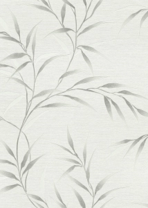 Tapeta na flizeline 10528-31 Erismann Fashion for Walls 5 srebrne liście bambus