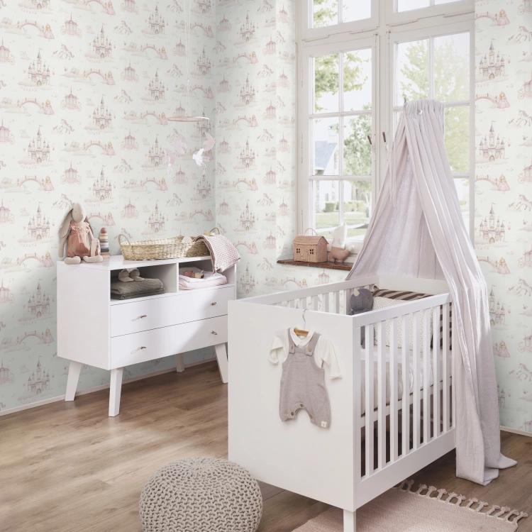 Tapeta flizelinowa 302721 Rasch Kids World II Mała księżniczka
