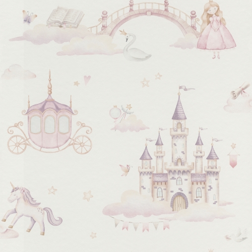 Tapeta flizelinowa 302721 Rasch Kids World II Mała księżniczka