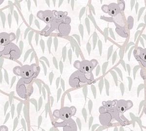 Tapeta flizelinowa misie Koala bez PCV 77134-1 AS Creation Lilly + Luis