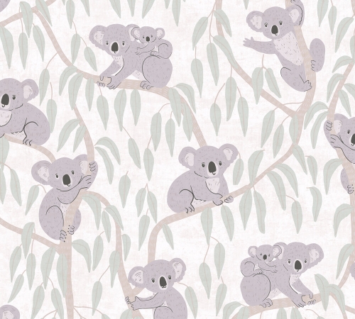 Tapeta flizelinowa misie Koala bez PCV 77134-1 AS Creation Lilly + Luis