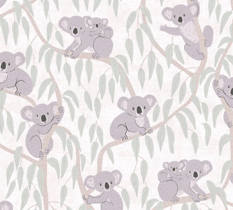 Tapeta flizelinowa misie Koala bez PCV 77134-1 AS Creation Lilly + Luis
