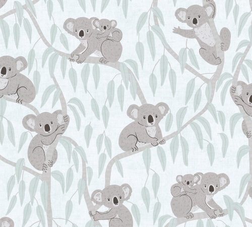 Tapeta flizelinowa misie koala bez PCV 77134-2 AS Creation Lilly + Luis