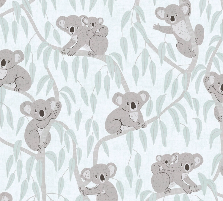 Tapeta flizelinowa misie koala bez PCV 77134-2 AS Creation Lilly + Luis