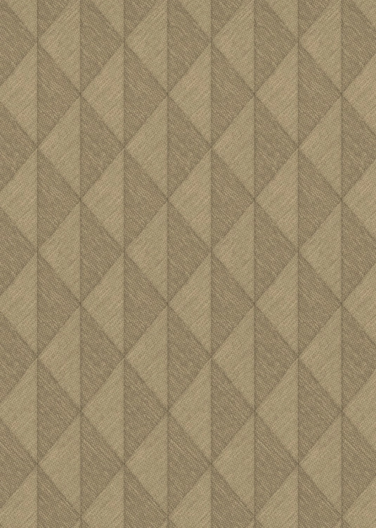 Tapeta na flizeline 10524-20 Erismann Fashion for Walls 5 brązowe romby, wzór geometryczny, tweed