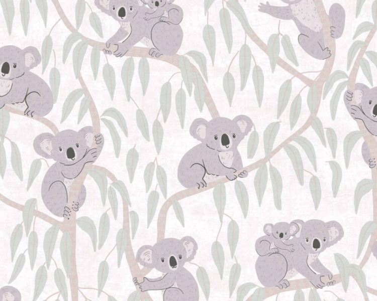 Tapeta flizelinowa misie Koala bez PCV 77134-1 AS Creation Lilly + Luis