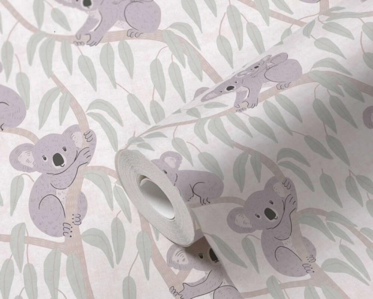 Tapeta flizelinowa misie Koala bez PCV 77134-1 AS Creation Lilly + Luis