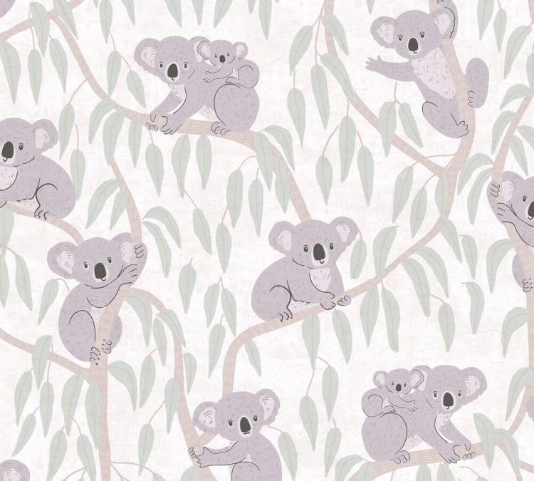 Tapeta flizelinowa misie Koala bez PCV 77134-1 AS Creation Lilly + Luis