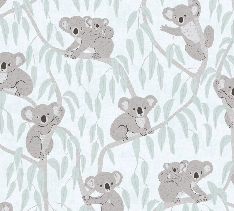 Tapeta flizelinowa misie koala bez PCV 77134-2 AS Creation Lilly + Luis